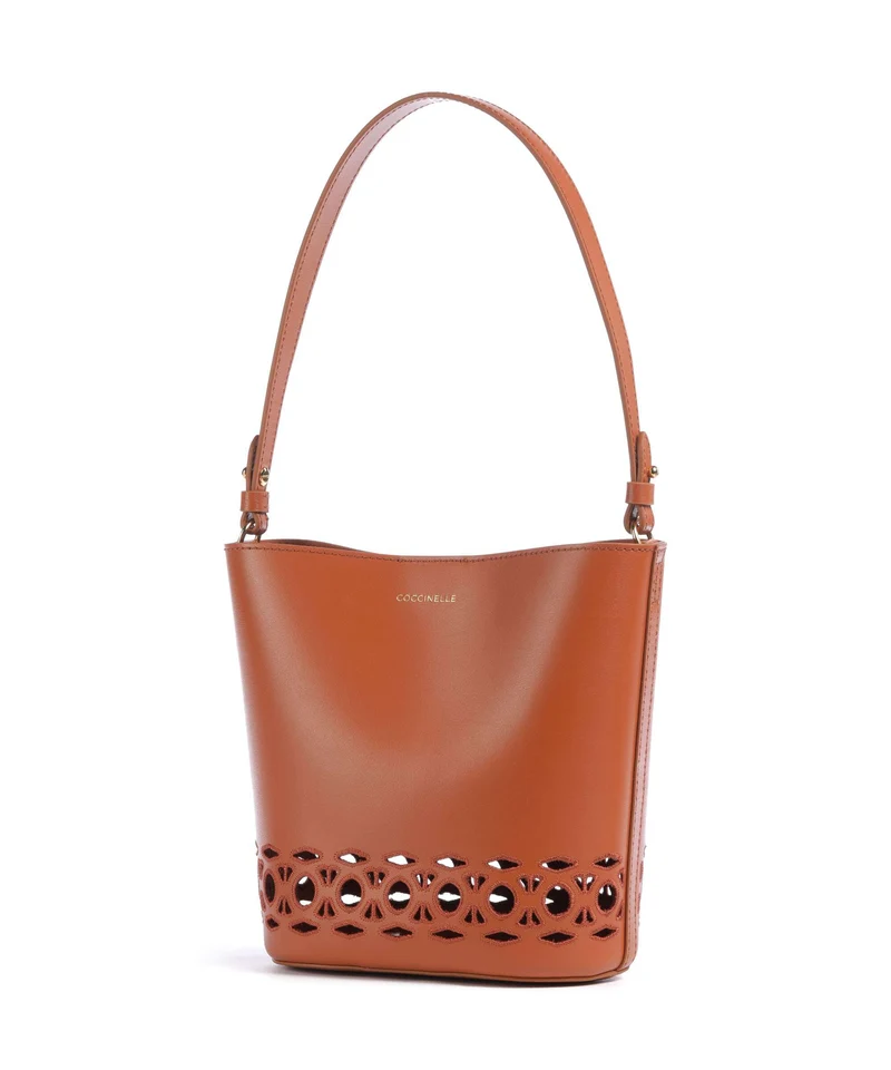 Coccinelle Nikla Monogram Sangallo Bucket Handtasche crab