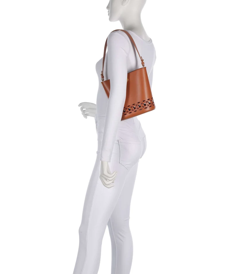 Coccinelle Nikla Monogram Sangallo Bucket Handtasche crab