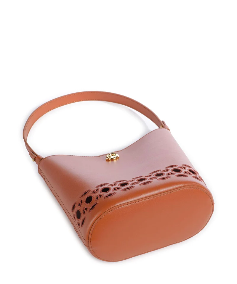 Coccinelle Nikla Monogram Sangallo Bucket Handtasche crab