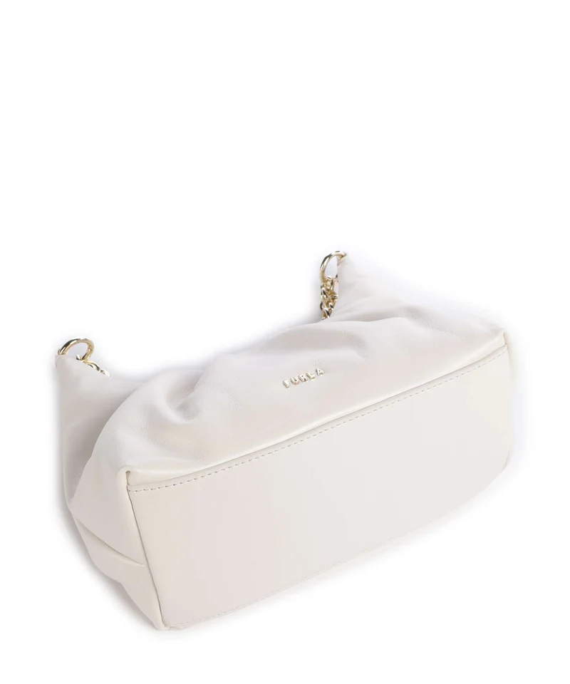Furla Delia Mini Schultertasche panna