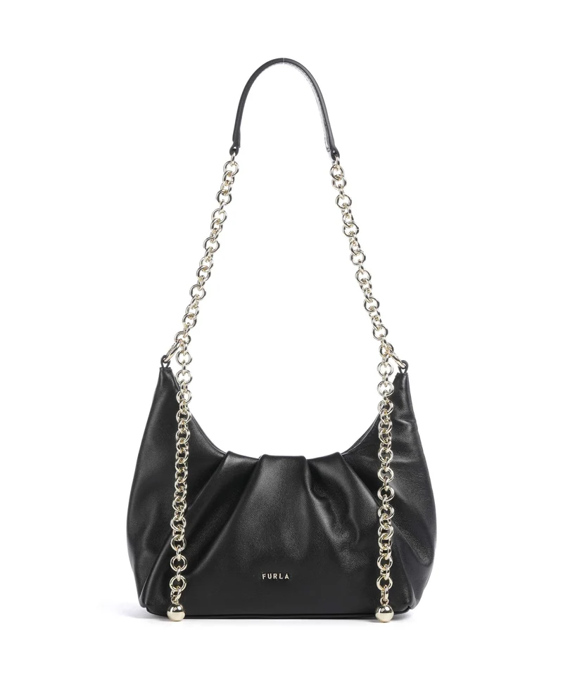 Furla Delia Mini Schultertasche nero