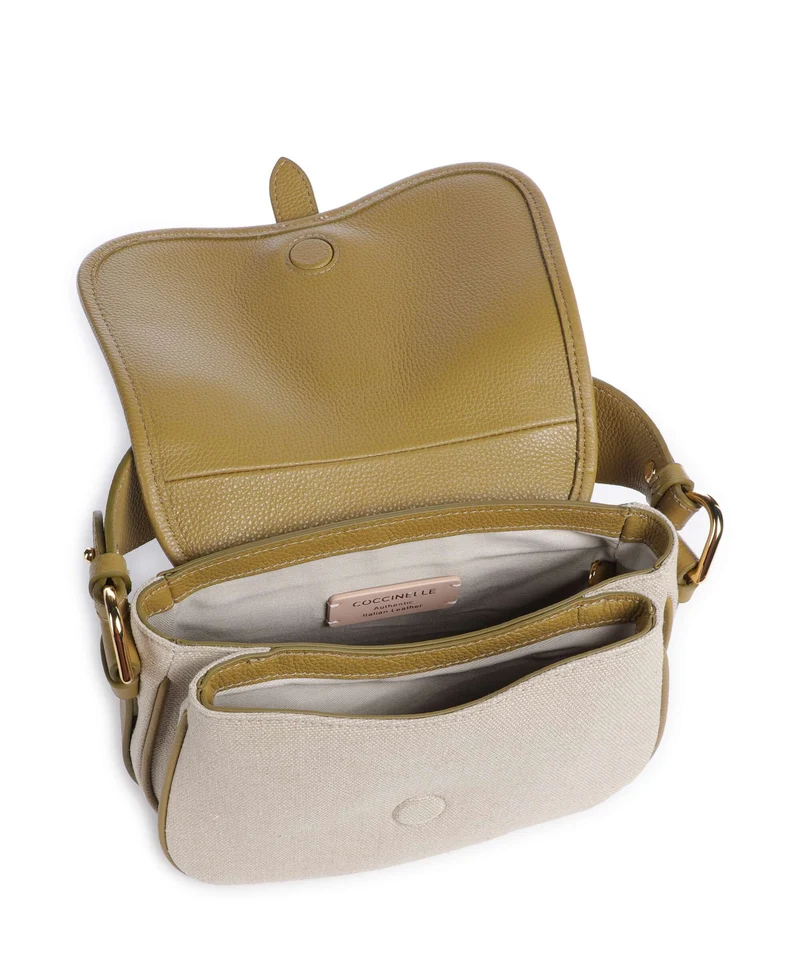 Coccinelle Mavery Canvas Handtasche natural/seagrass