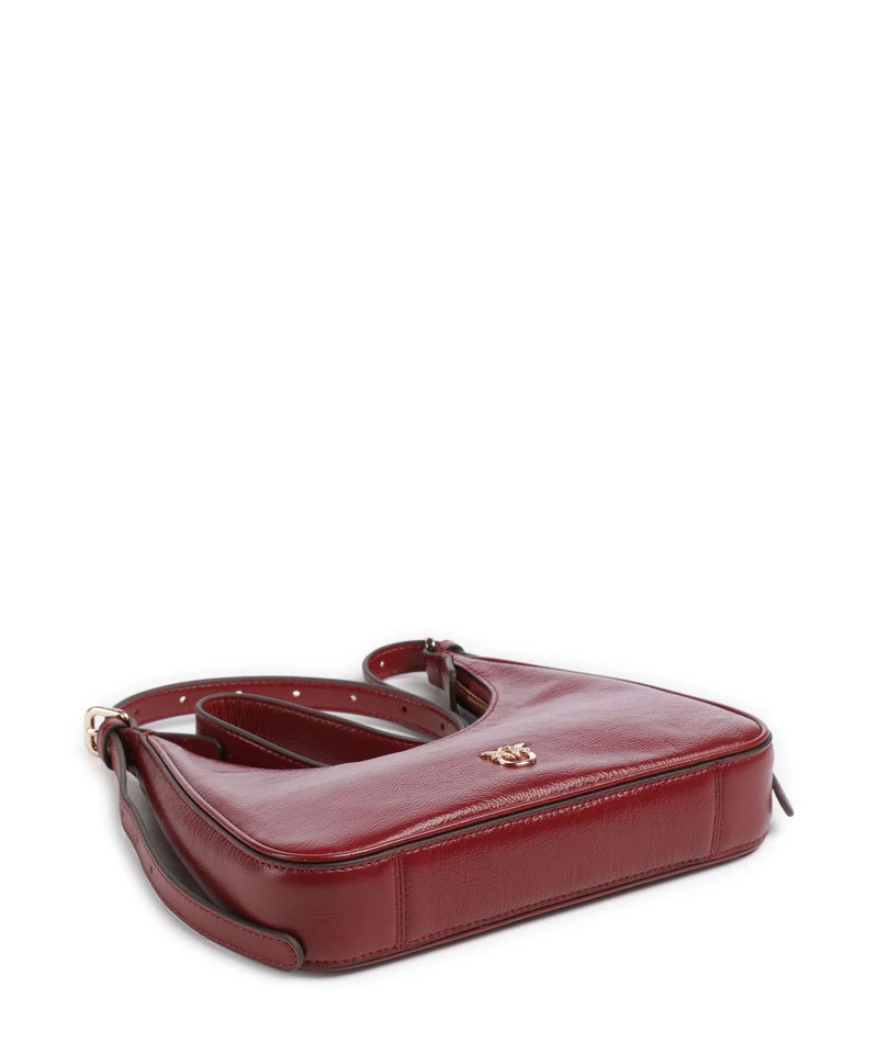 Pinko Miss Pinko Mini Schultertasche rosso scuro/gold mordore