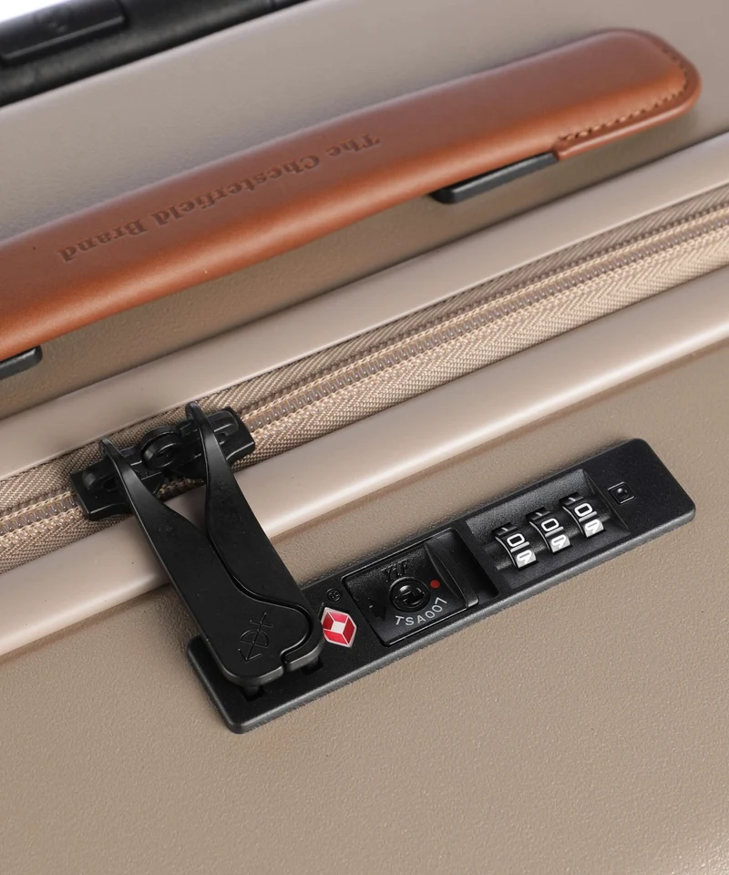 The Chesterfield Brand Zuna 4-Rollen Trolley champagne