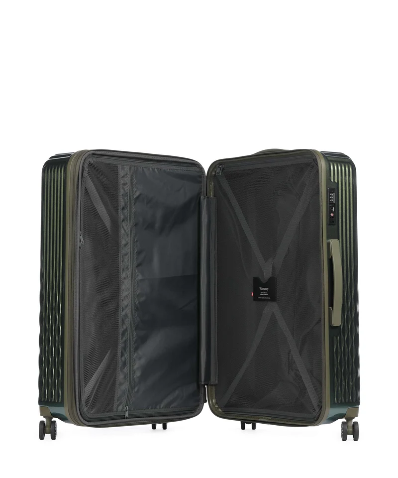 Pack Easy Flow 4-Rollen Trolley bronze green