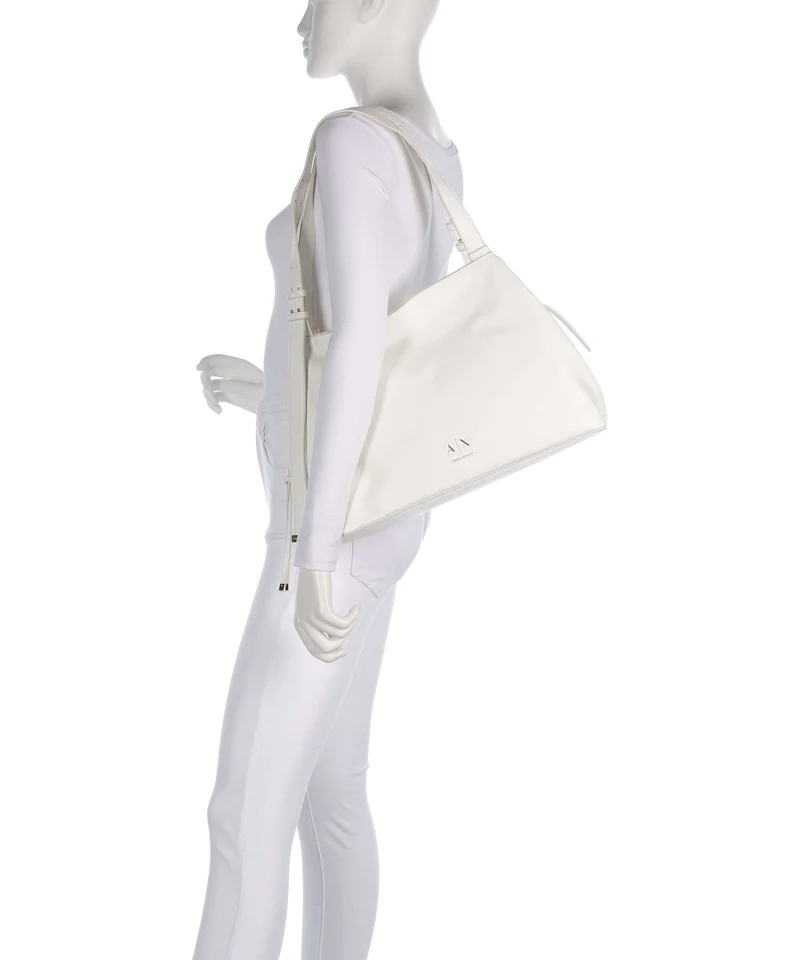 Armani Exchange Alice M Beuteltasche off white