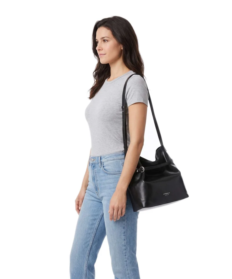 Emporio Armani Deva M Bucket Handtasche nero