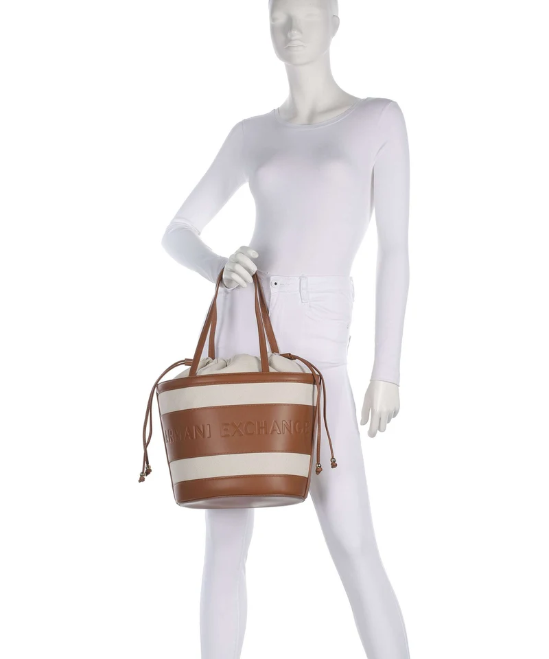 Armani Exchange Marisol Bucket Handtasche natural/saline clay
