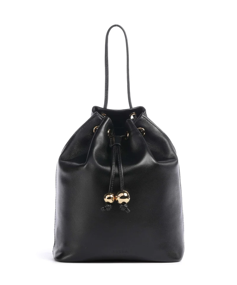 Furla Sfera Soft Mini Bucket Handtasche nero