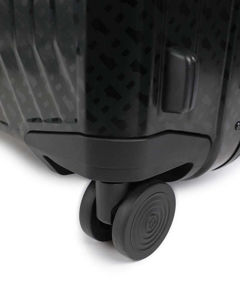 Samsonite Lite-Box Alu Boss Edition 4-Rollen Trolley graphite monogram