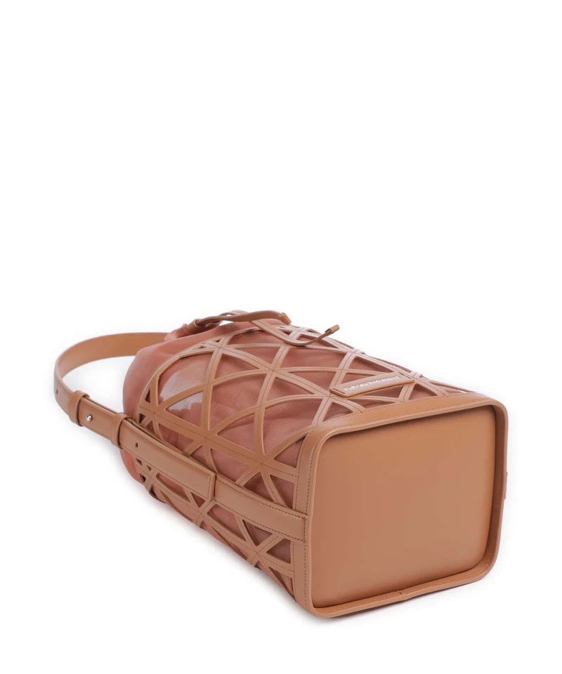 Emporio Armani Deva M Bucket Handtasche terracotta