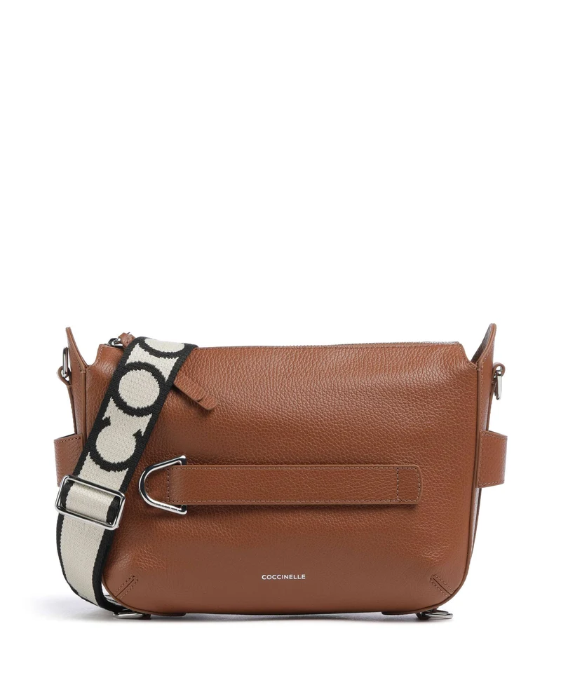 Coccinelle Gretel Ribbon Umhängetasche cognac