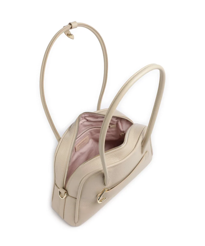 Coccinelle Paki Schultertasche sandshell