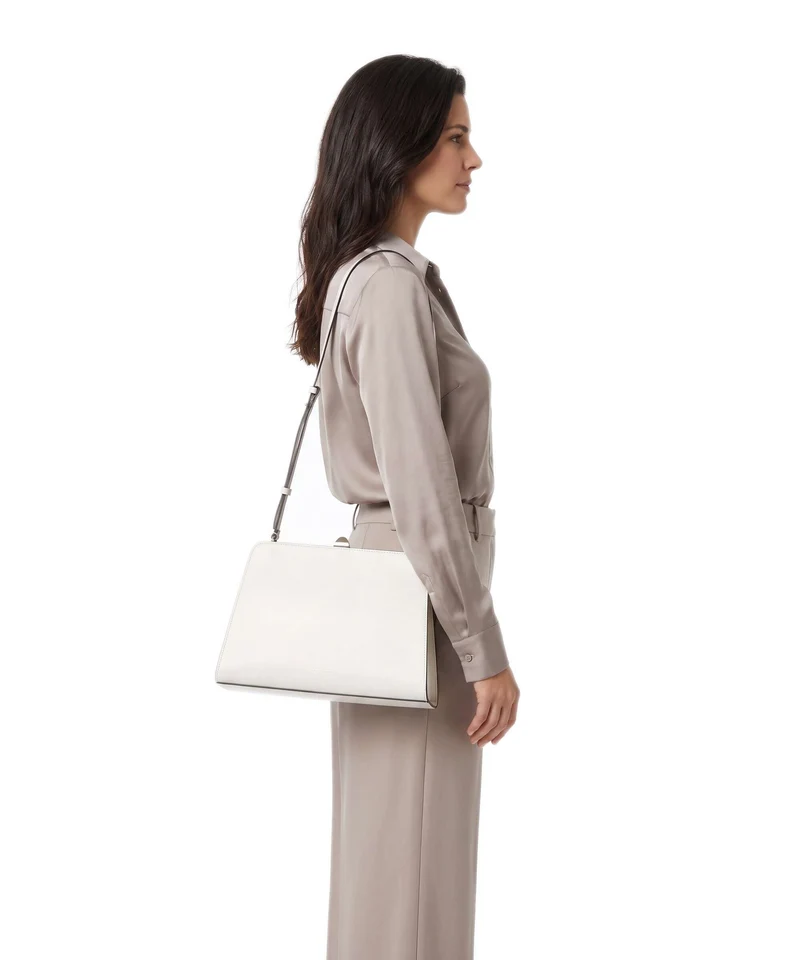 Coccinelle Liv Schultertasche pearl