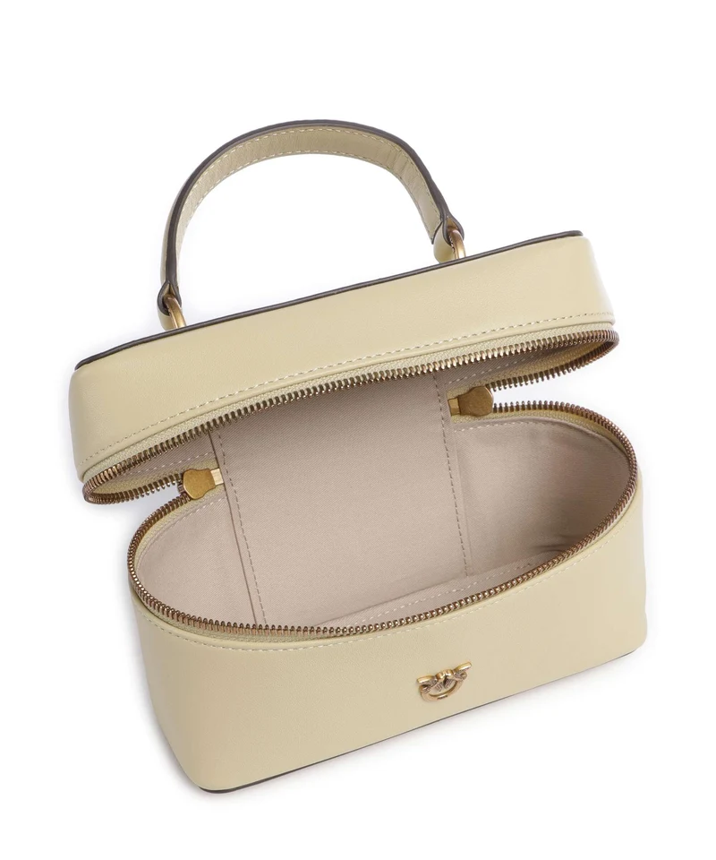 Pinko Vanity Mini Umhängetasche giallo vaniglia/antique gold