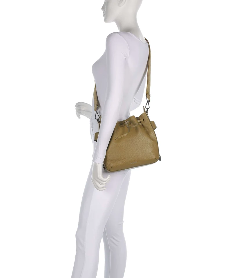 Coccinelle Gretel Ribbon Bucket Handtasche seagrass