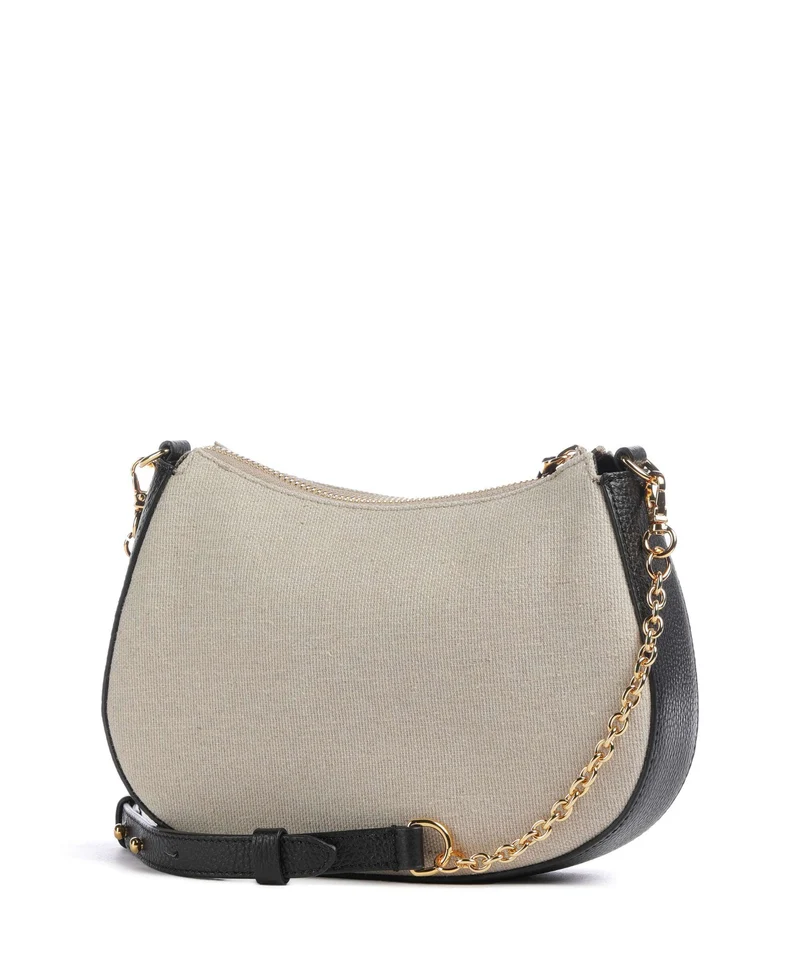 Coccinelle C-Easy Canvas Umhängetasche natural/noir