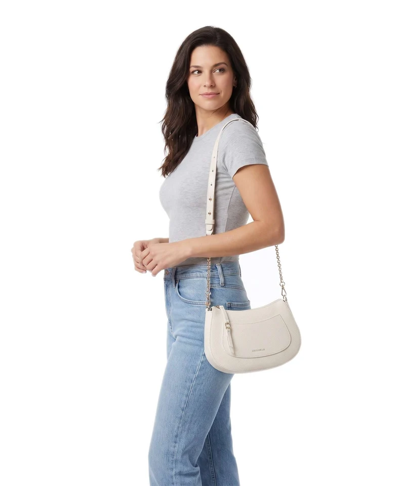 Coccinelle C-Easy Umhängetasche pearl
