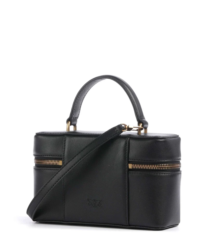 Pinko Vanity Mini Umhängetasche nero/antique gold
