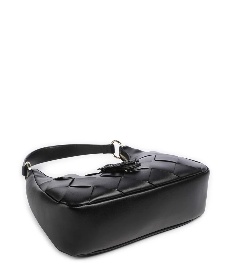 Just Cavalli Iconic Snakes Braided Schultertasche black