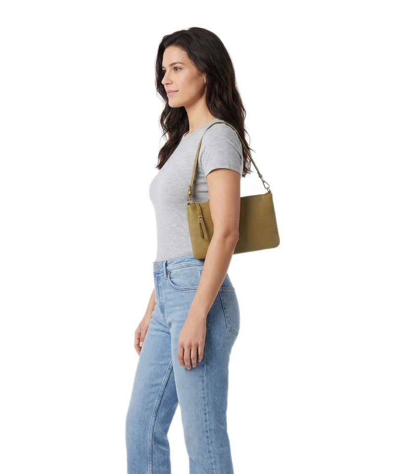 Coccinelle C-Easy Schultertasche seagrass