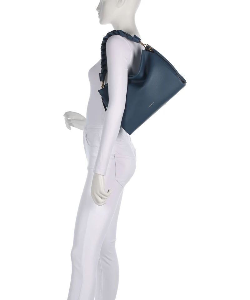 Coccinelle Boheme Grana Double Beuteltasche deep blue/sandshell
