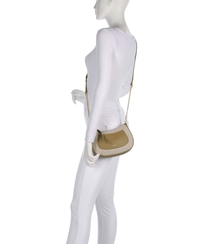 Coccinelle C-Easy Canvas Umhängetasche natural/seagrass