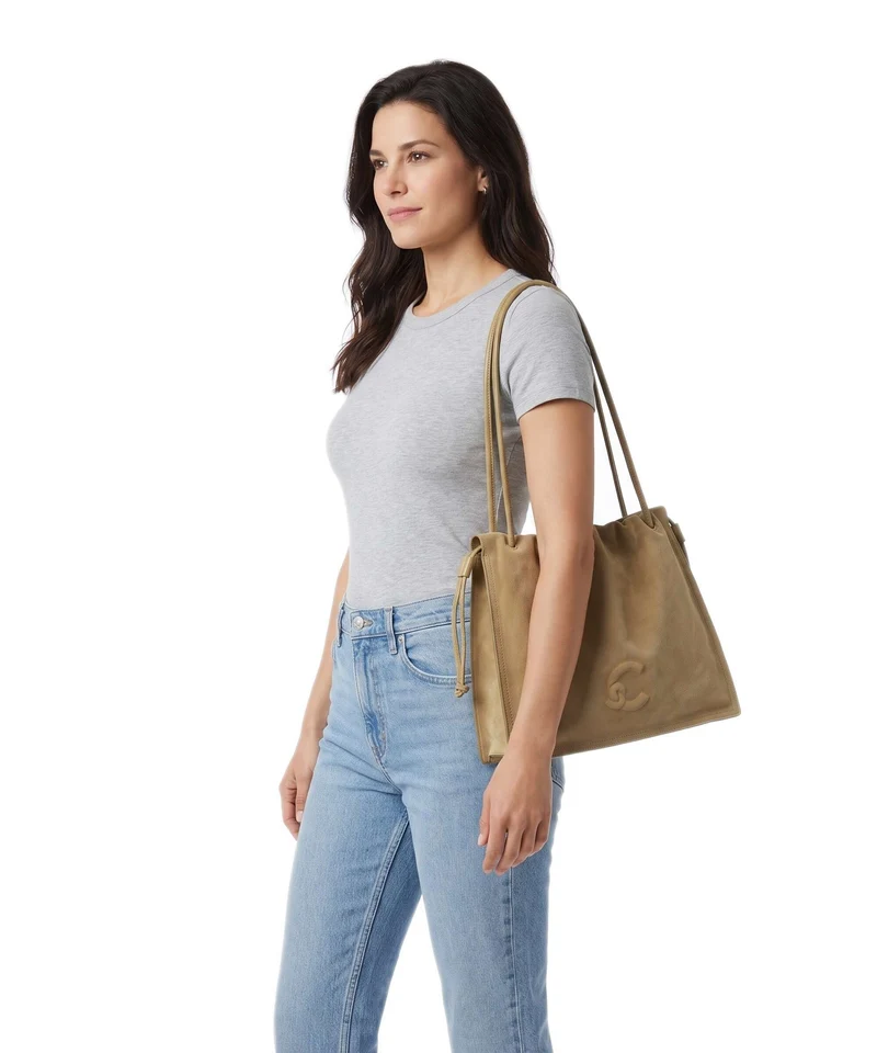 Coccinelle Dulse Bucket Handtasche seagrass