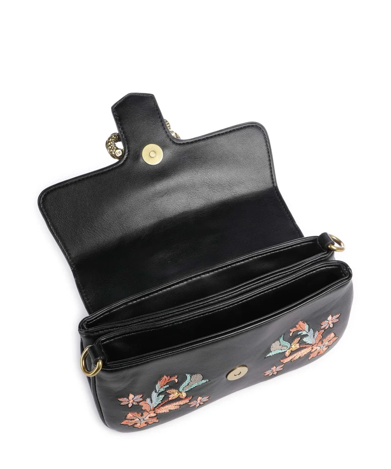 Just Cavalli Iconic Snakes Umhängetasche black