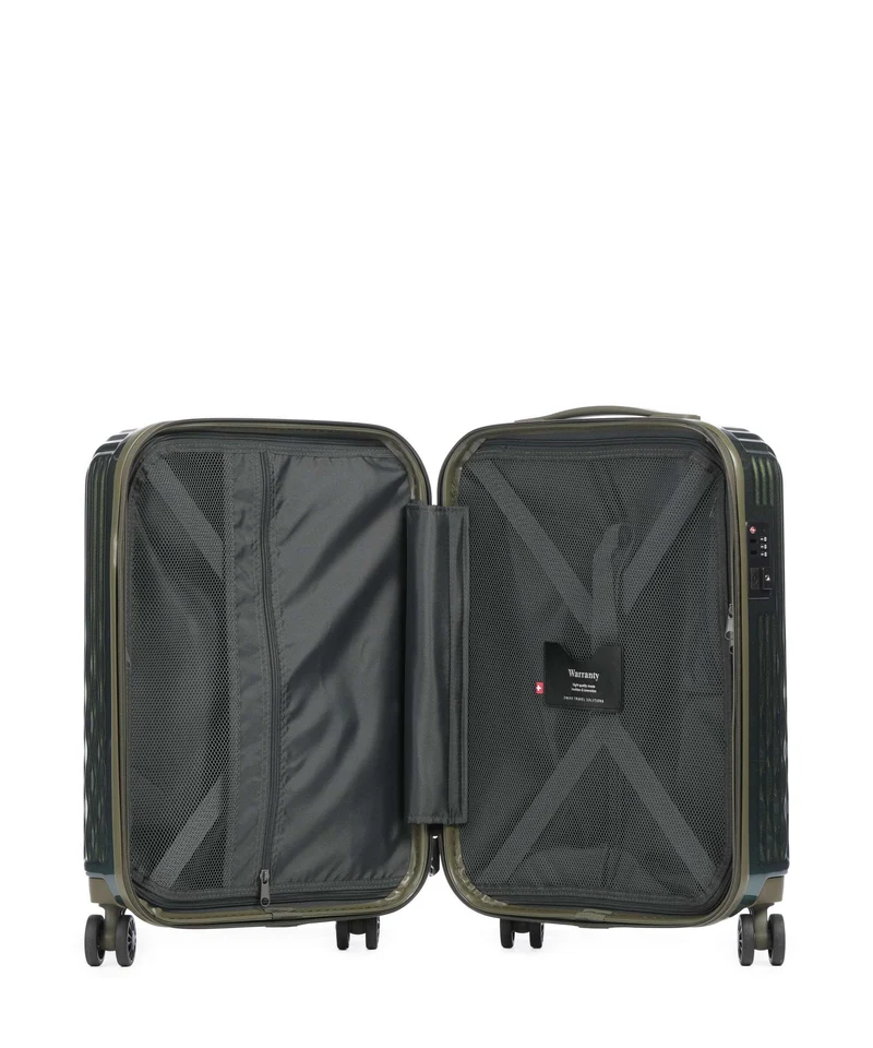Pack Easy Flow 4-Rollen Trolley bronze green