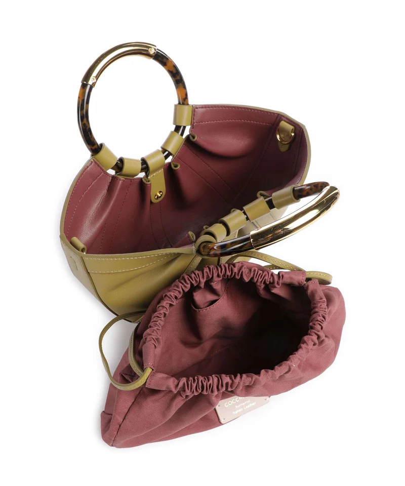 Coccinelle Shell Handtasche seagrass