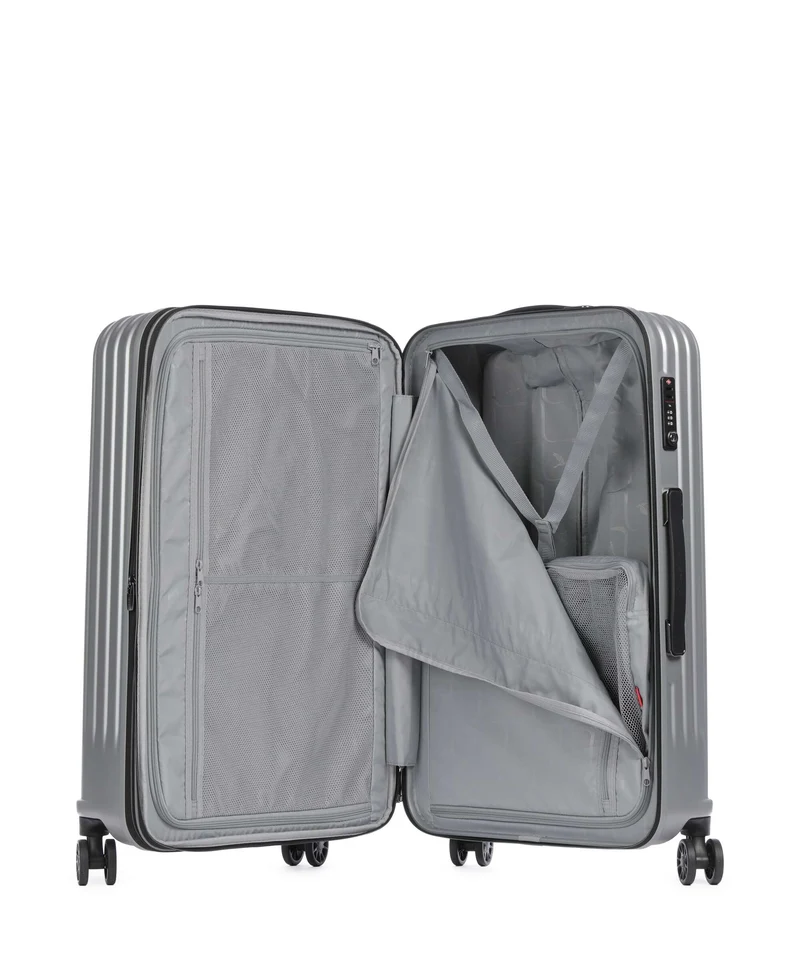 Pack Easy ReNew Genius 4-Rollen Trolley silver
