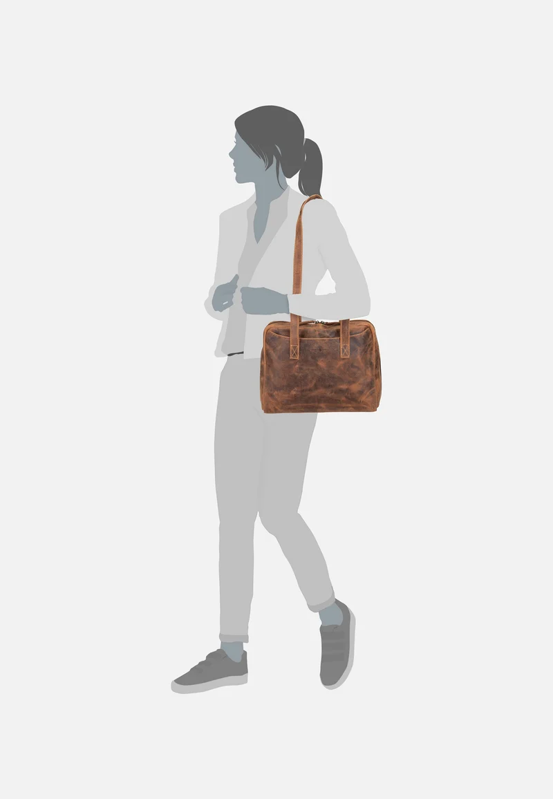 Vintage 1535 Sattelbraun - Shopper