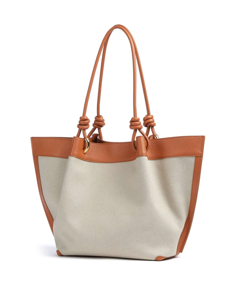 Coccinelle Finn Canvas Shopper natural/crab