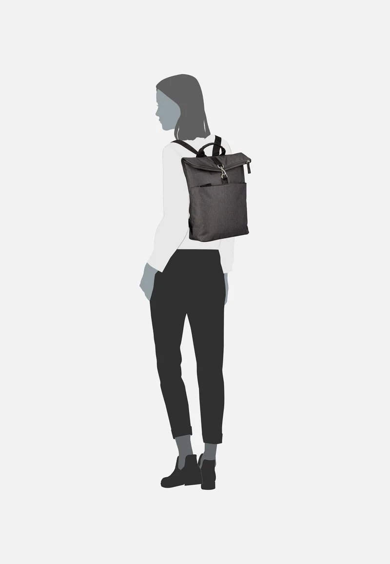 Bergen 1606 Dunkelgrau - Rolltop Rucksack