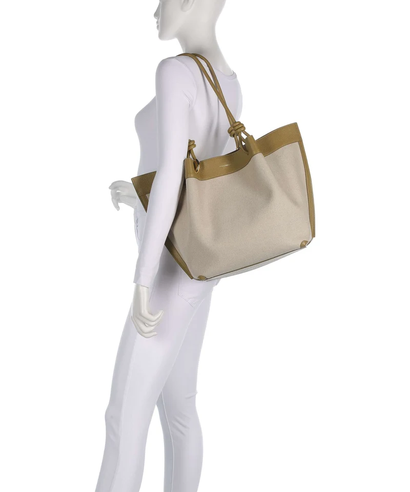 Coccinelle Finn Canvas Shopper natural/seagrass