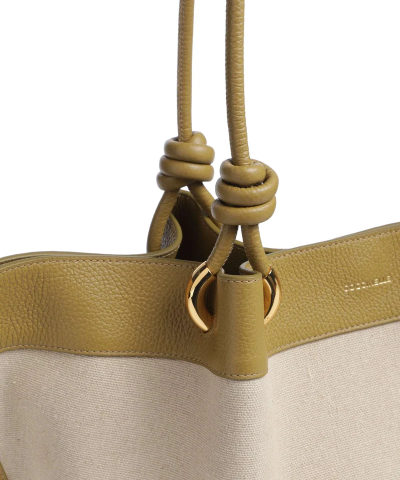 Coccinelle Finn Canvas Shopper natural/seagrass