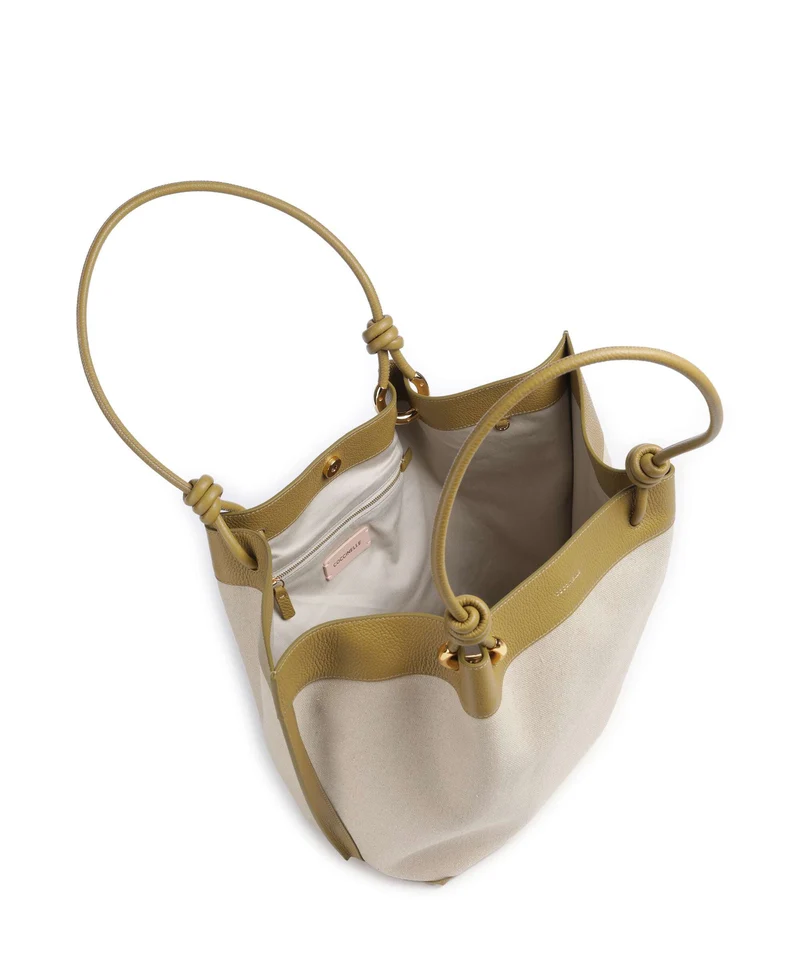 Coccinelle Finn Canvas Shopper natural/seagrass