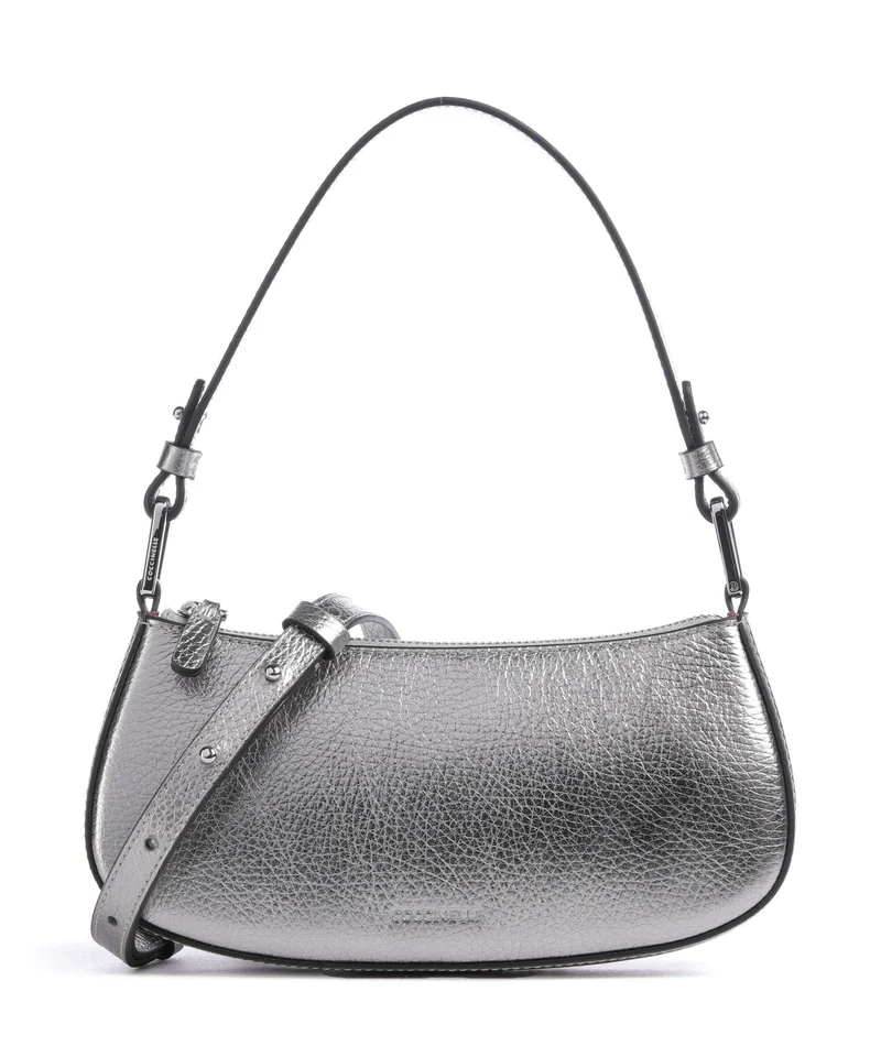 Coccinelle Merveille Schultertasche steel
