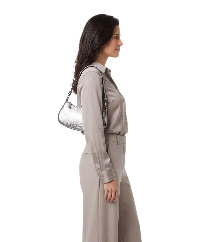 Coccinelle Merveille Schultertasche steel