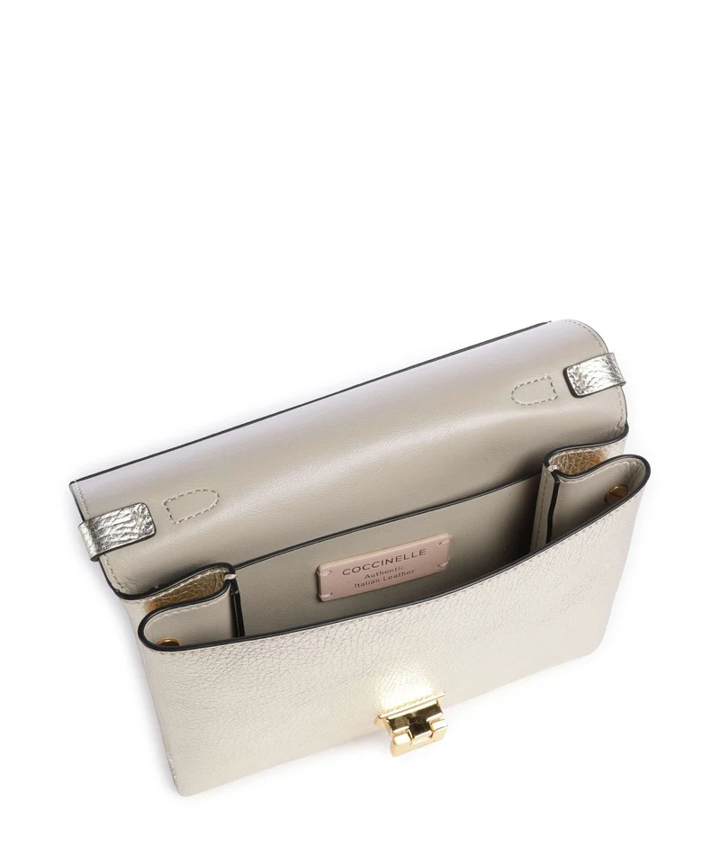 Coccinelle Arlettis Handtasche pale gold