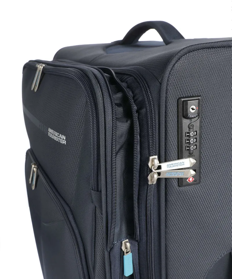American Tourister Summerfunk 4-Rollen Trolley navy