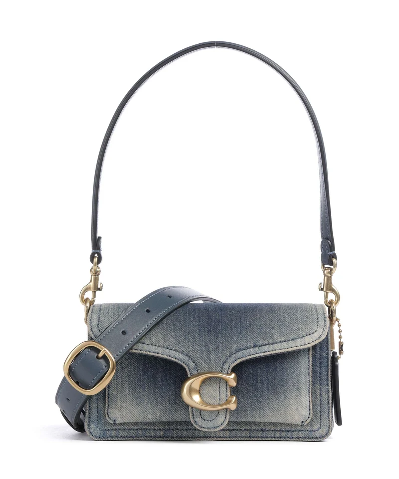 Coach Tabby Loved Denim 20 Schultertasche dark indigo