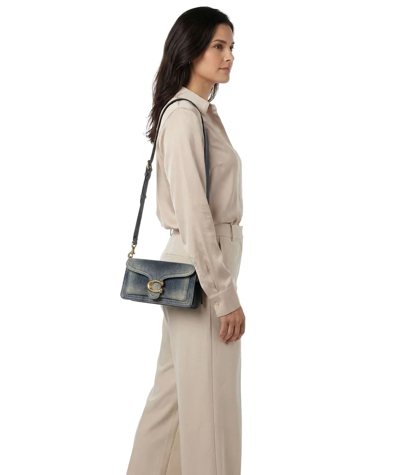 Coach Tabby Loved Denim 20 Schultertasche dark indigo