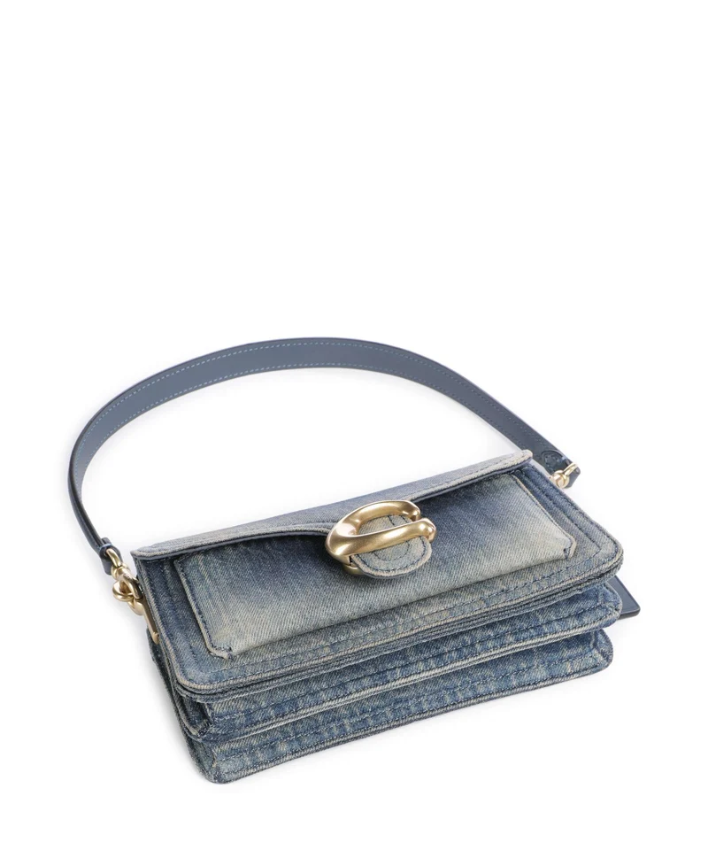 Coach Tabby Loved Denim 20 Schultertasche dark indigo