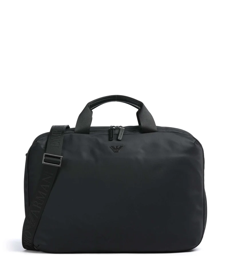 Emporio Armani Recycled Nylon Rucksack-Tasche black beauty