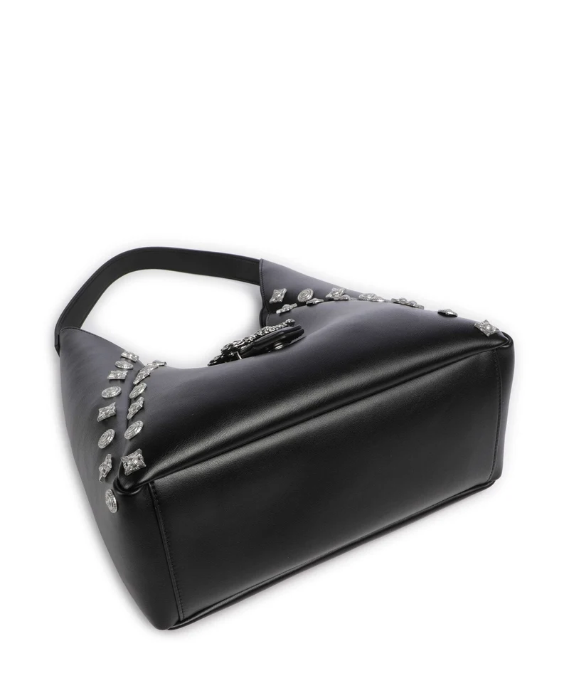 Just Cavalli Iconic Snakes Beuteltasche black
