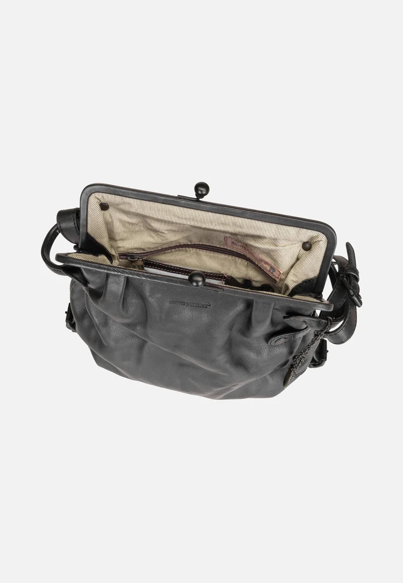 Mrs. Tea Cake Black Smoke - Hobo Bag