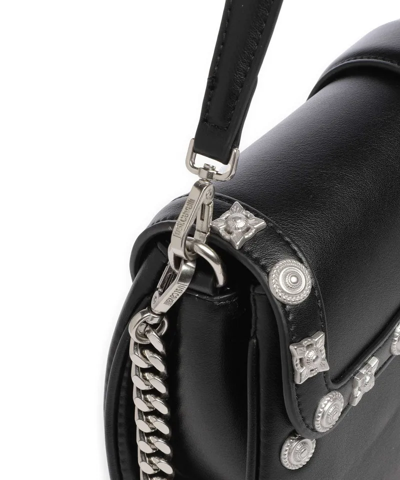 Just Cavalli Iconic Snakes Schultertasche black