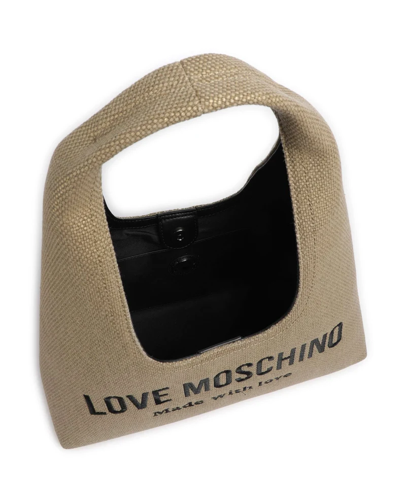 Love Moschino Cargo Canvas Beuteltasche black/gold